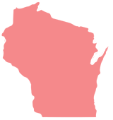 Wisconsin state map